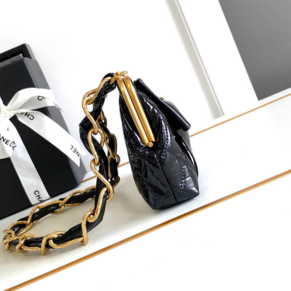 Ch*el large clutch with chain(high-end grade)