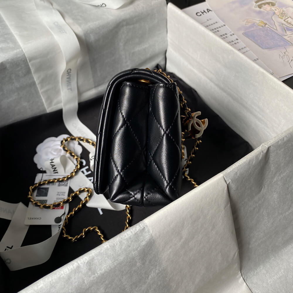Ch*el mini flap bag(high-end grade)