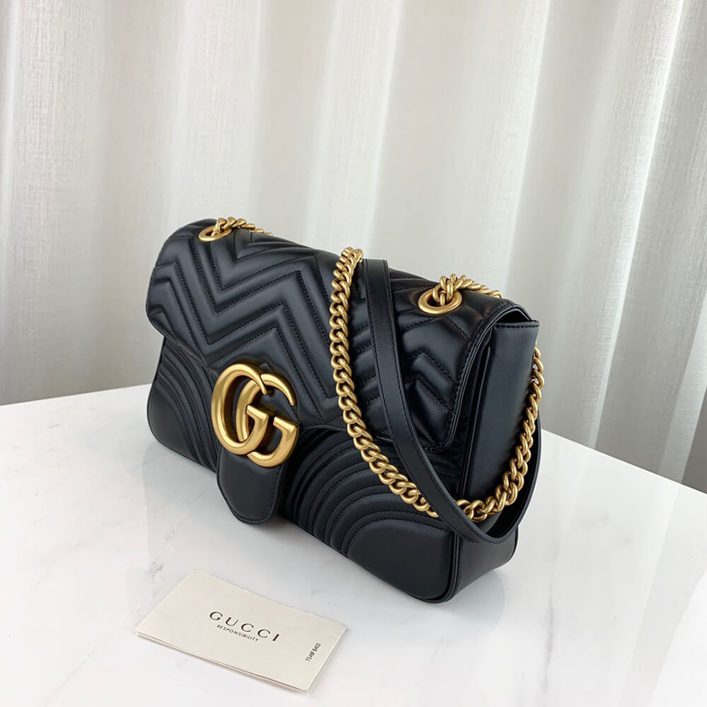 GG Marmont medium matelasse shoulder bag