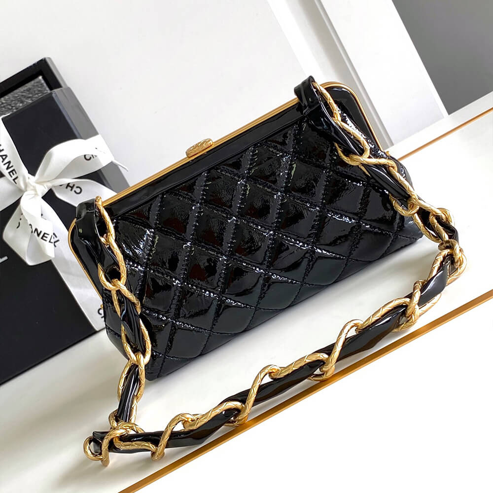 Ch*el large clutch with chain(high-end grade)