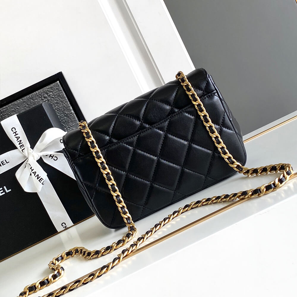 Ch*el mini flap bag(high-end grade)