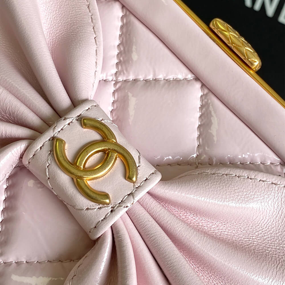 Ch*el large clutch with chain(high-end grade)