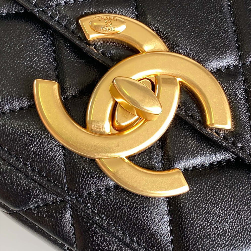 Ch*el mini flap bag(high-end grade)