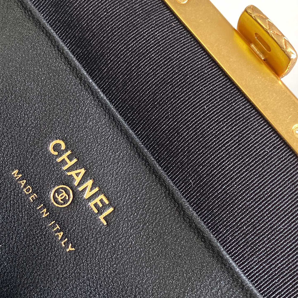 Ch*el large clutch with chain(high-end grade)