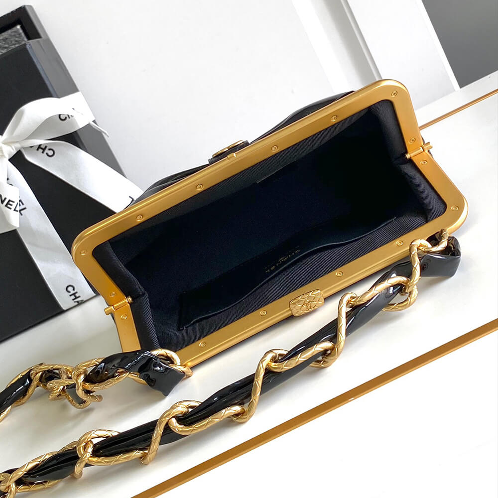 Ch*el large clutch with chain(high-end grade)