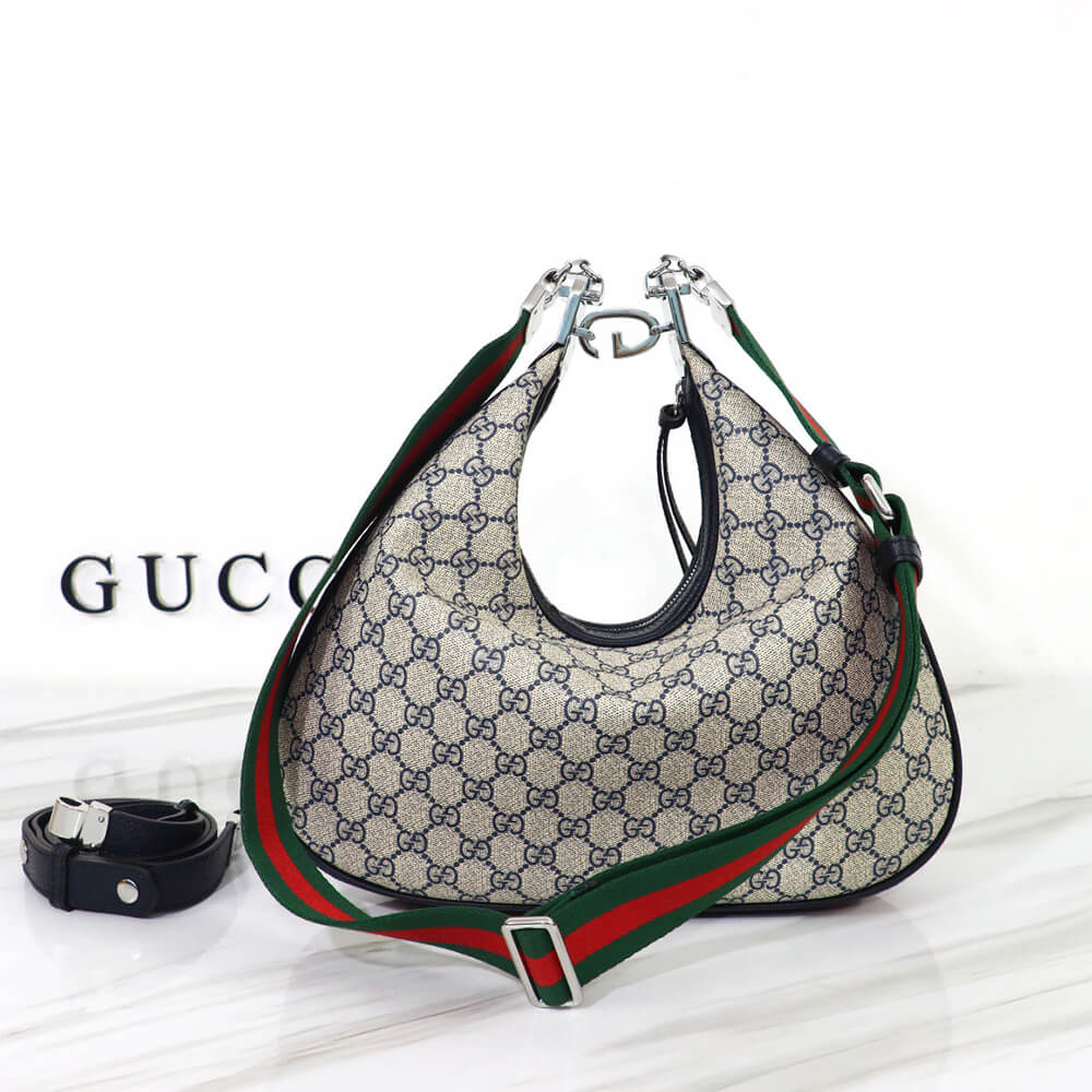 G*u*i attache large shoulder bag