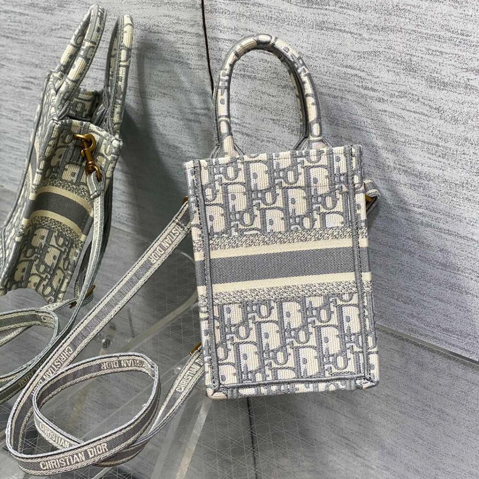 mini vertical D*or book tote