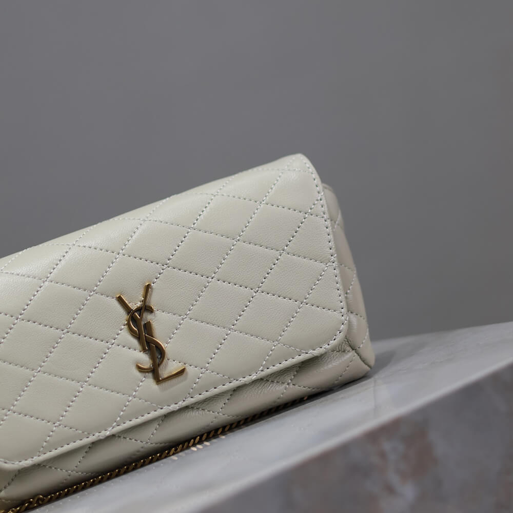 YSL GABY chain phone holder in lambskin