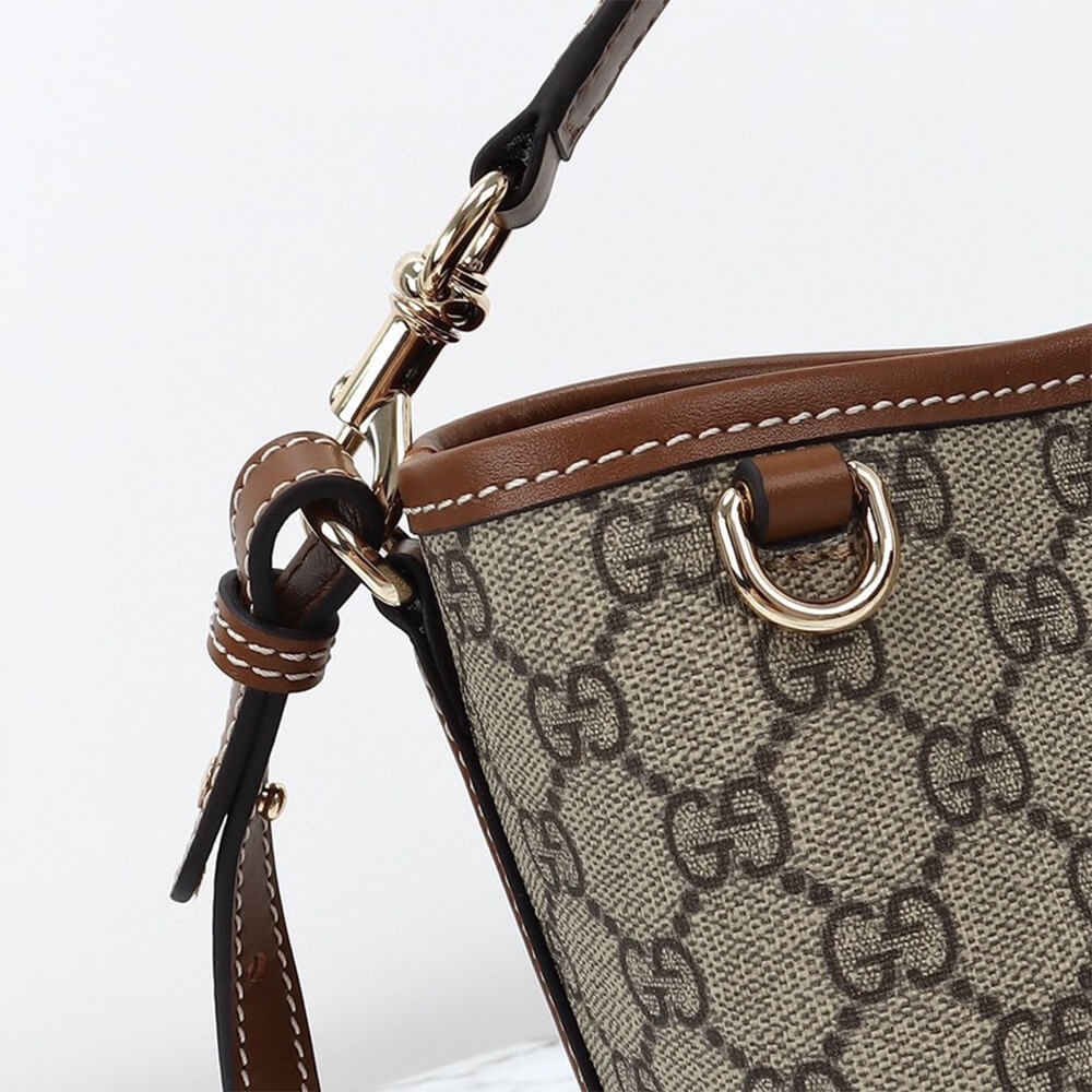 GG Emblem mini bucket bag