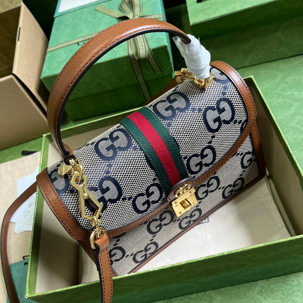 G*u*i ophidia small top handle bag
