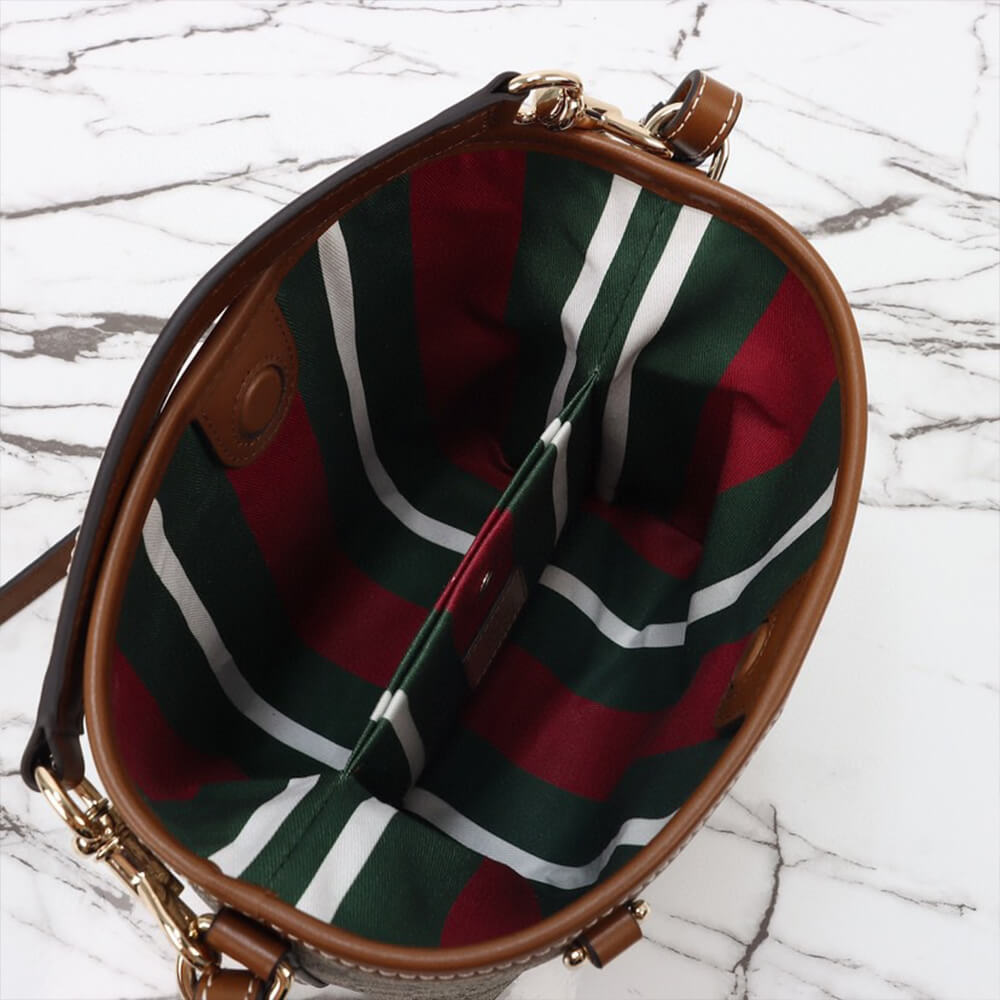 GG Emblem mini bucket bag