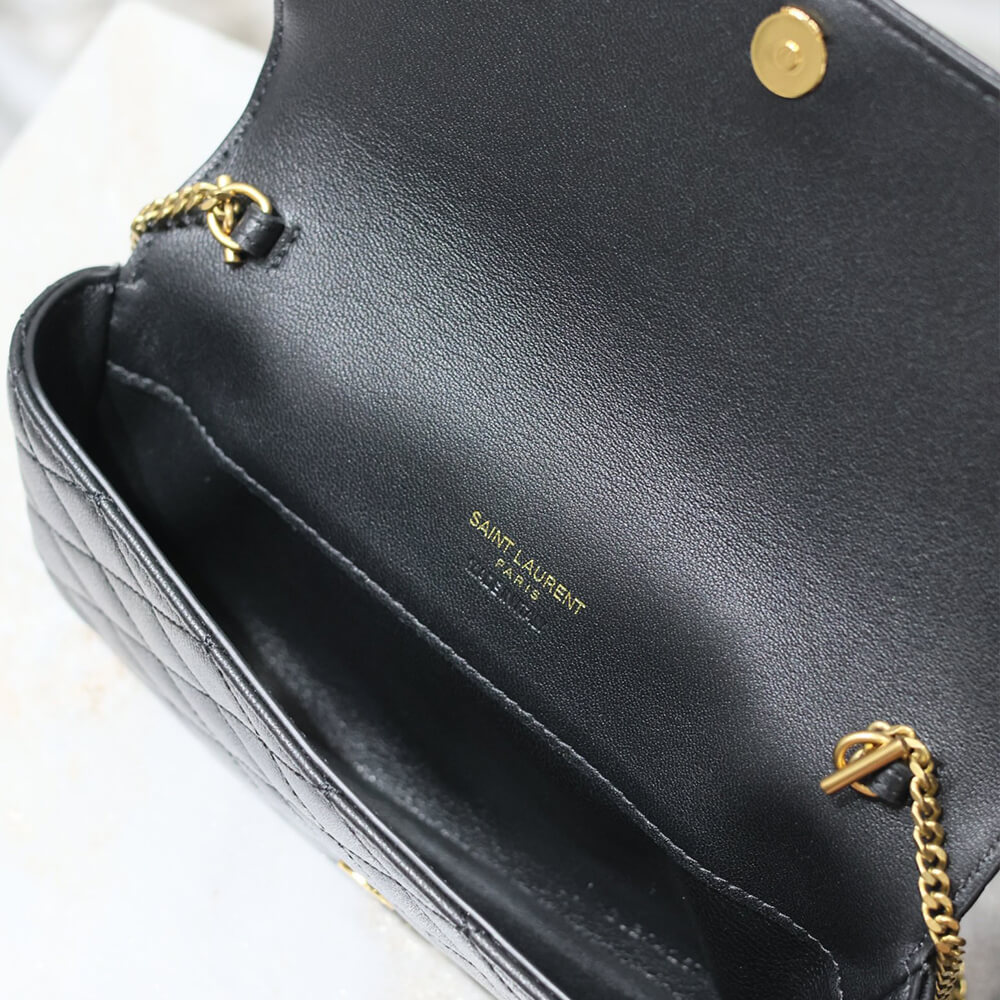 YSL GABY chain phone holder in lambskin