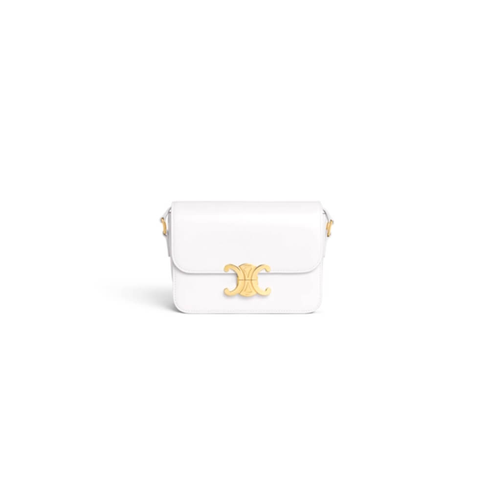 Teen Triomphe Bag in shiny calfskin