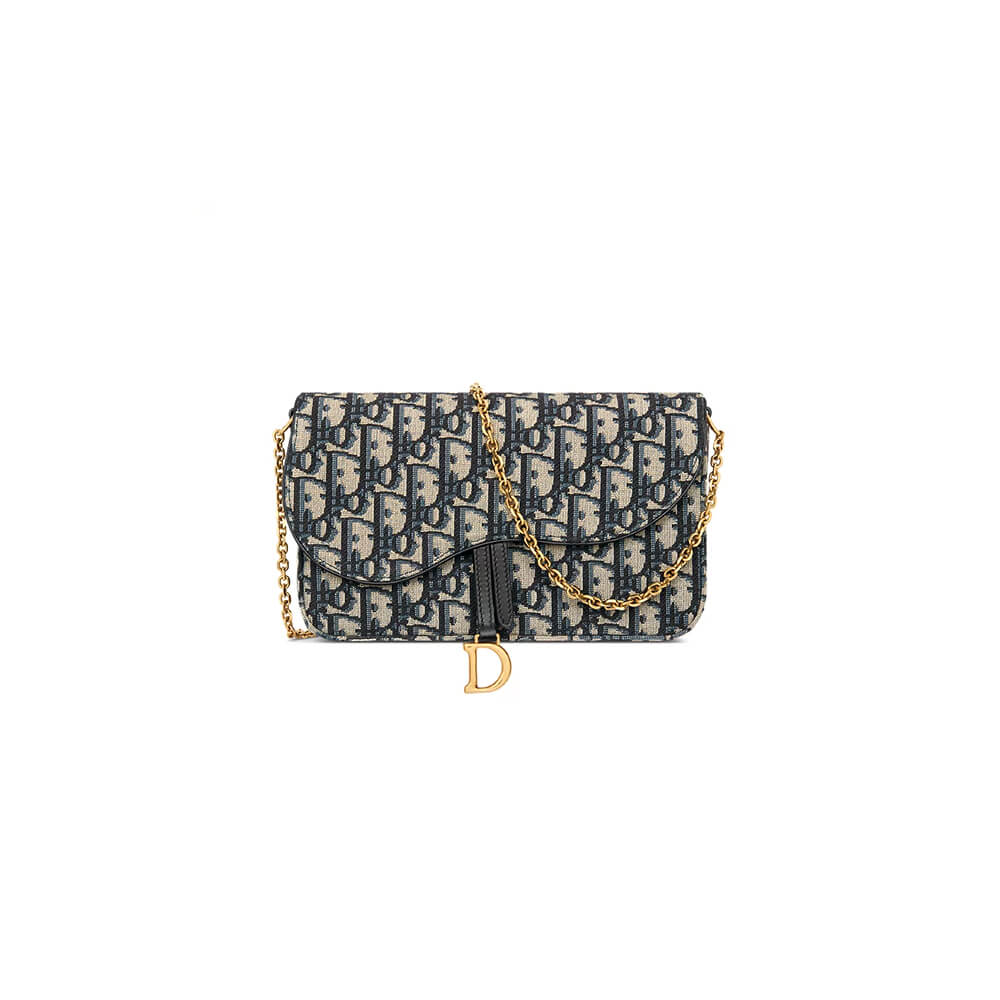 D*or saddle pouch with chain