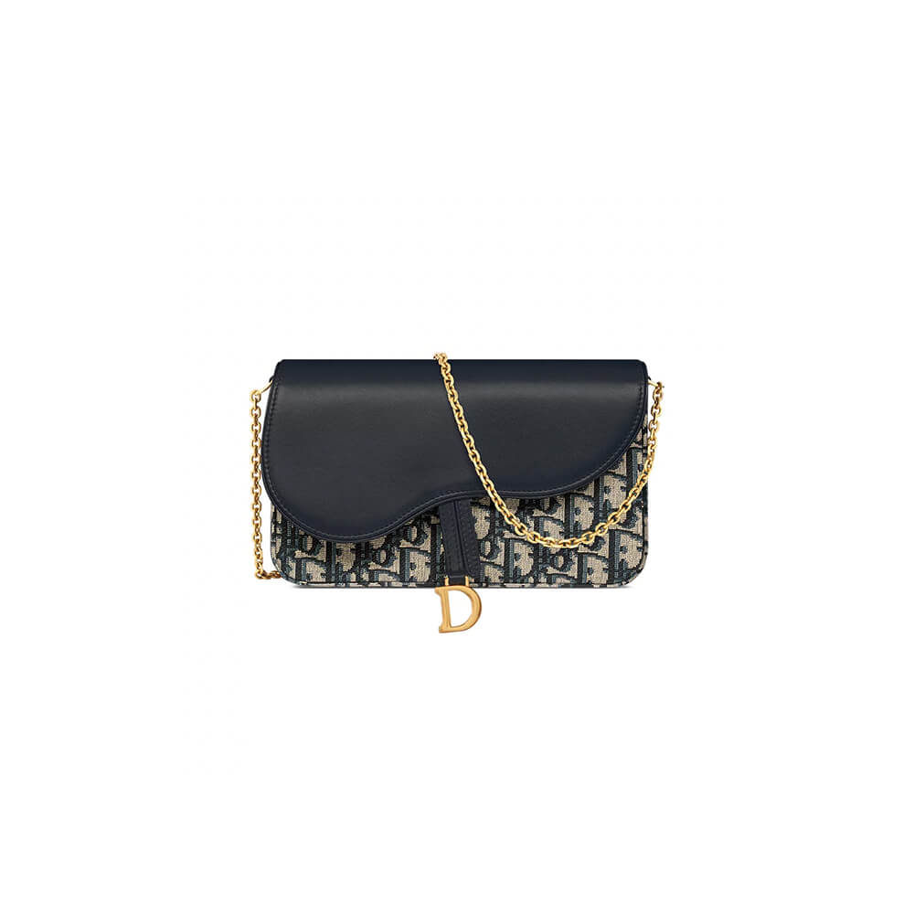 D*or saddle pouch with chain