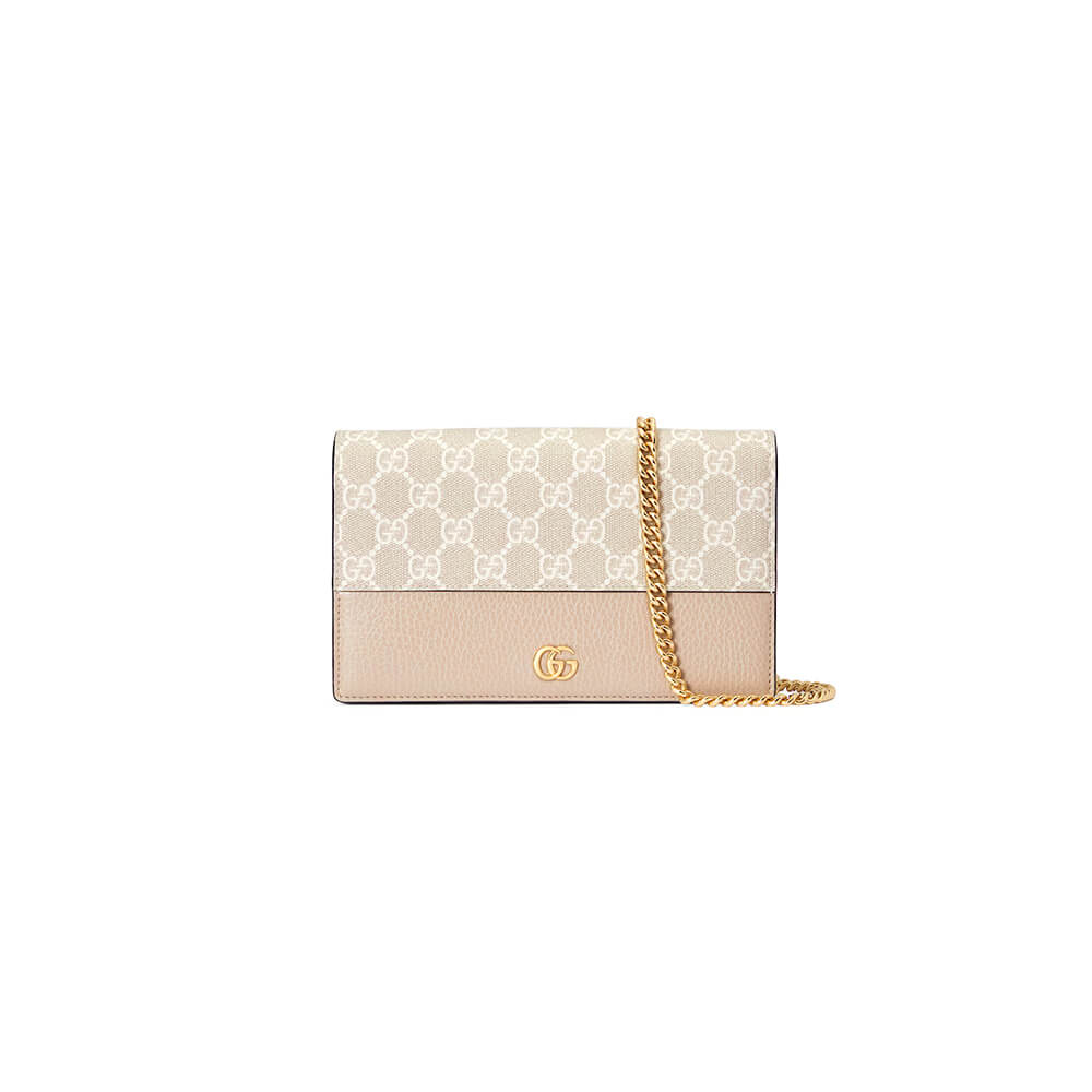 GG Marmont two-tone mini chain bag