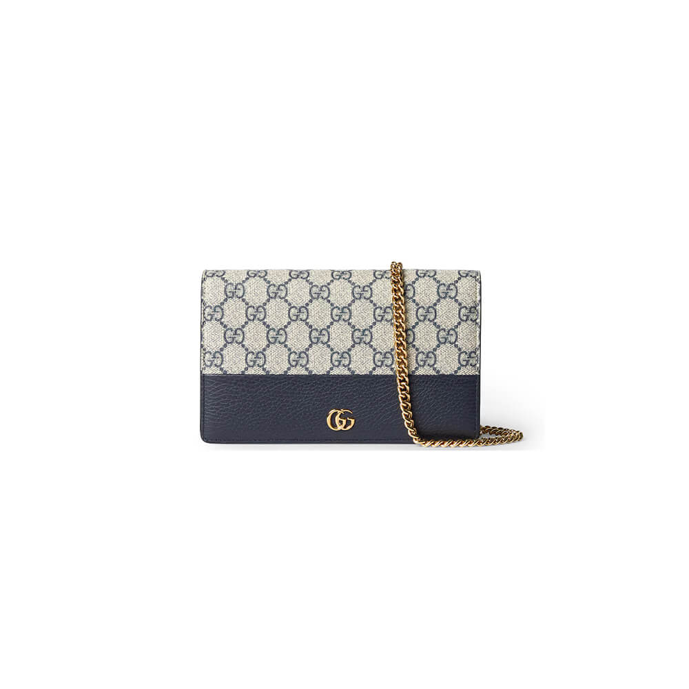 GG Marmont two-tone mini chain bag