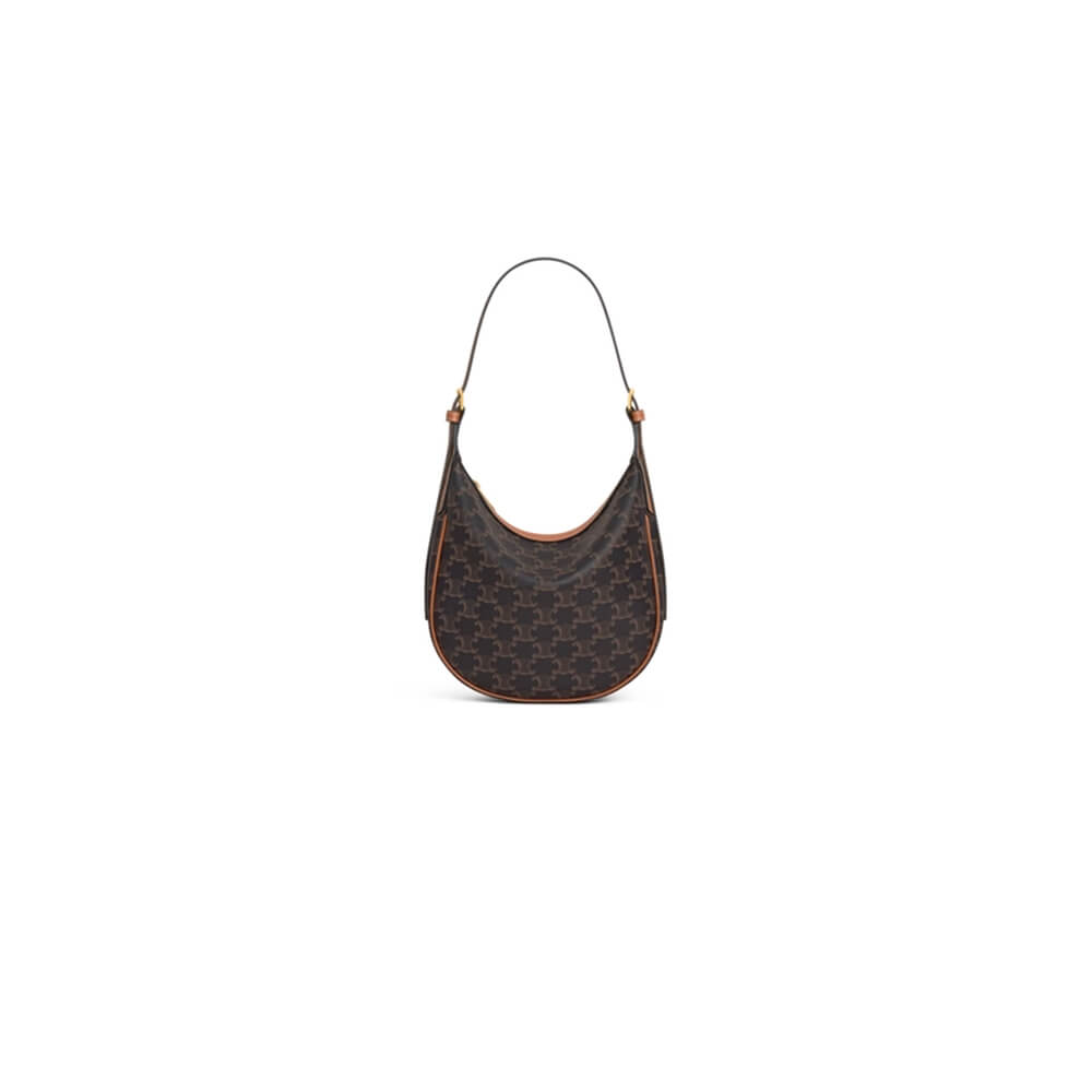 Ce**e heloÏse triomphe logo printed calfskin small bag