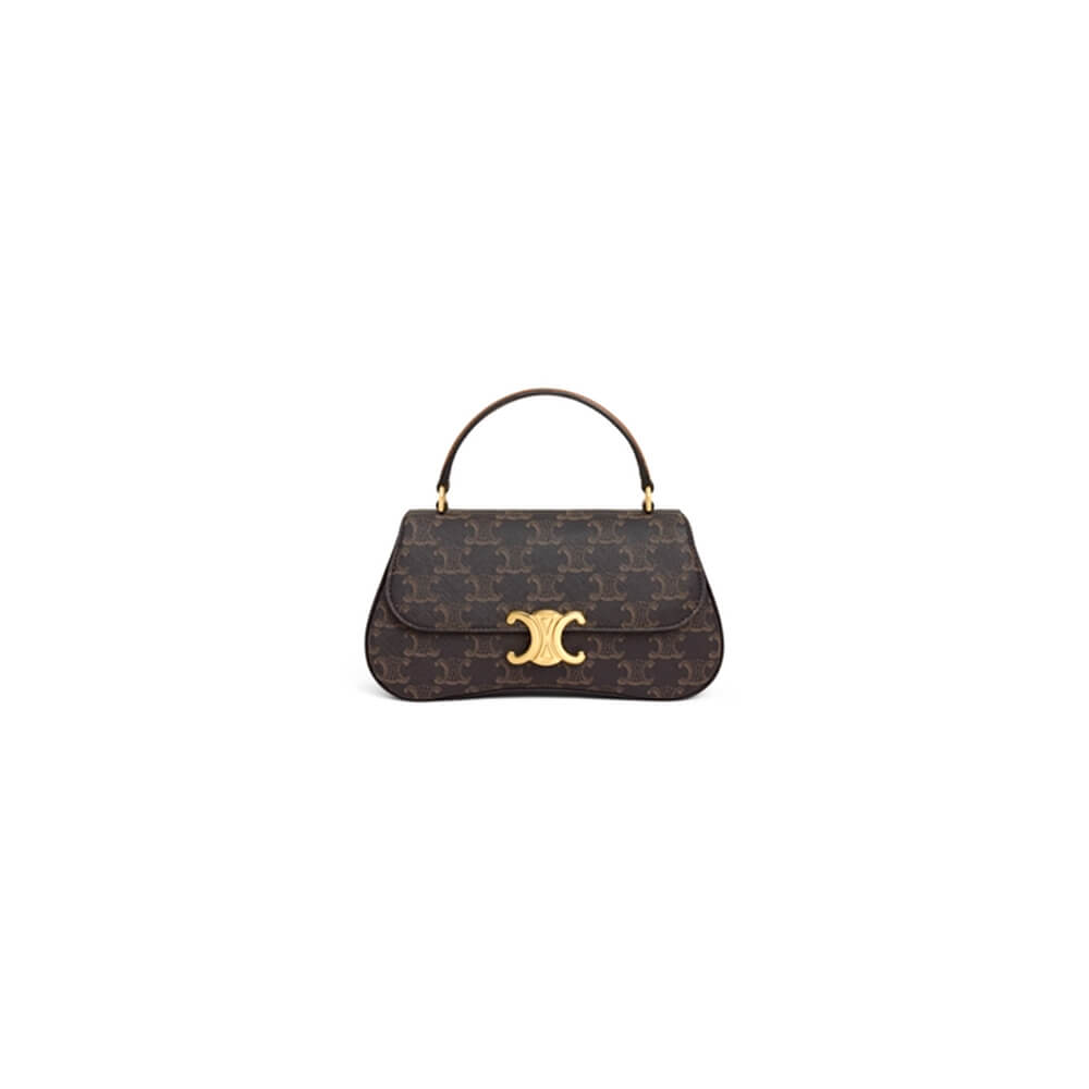 teen Ce**e lola in triomphe canvas and calfskin(high-end grade)