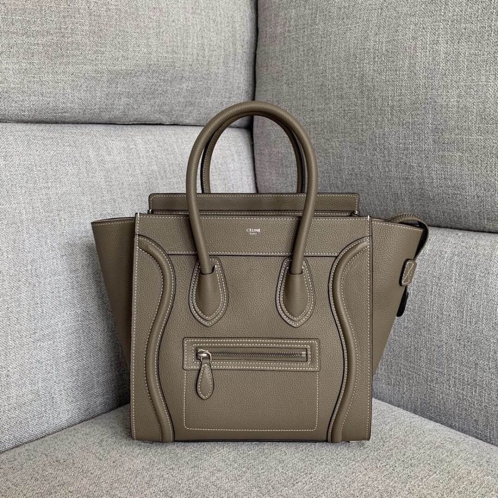 Ce**e micro luggage handbag in calfskin