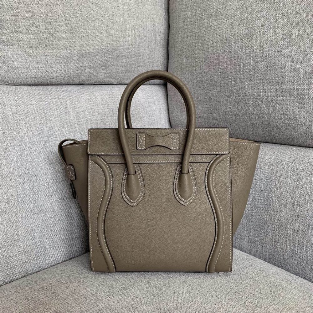 Ce**e micro luggage handbag in calfskin