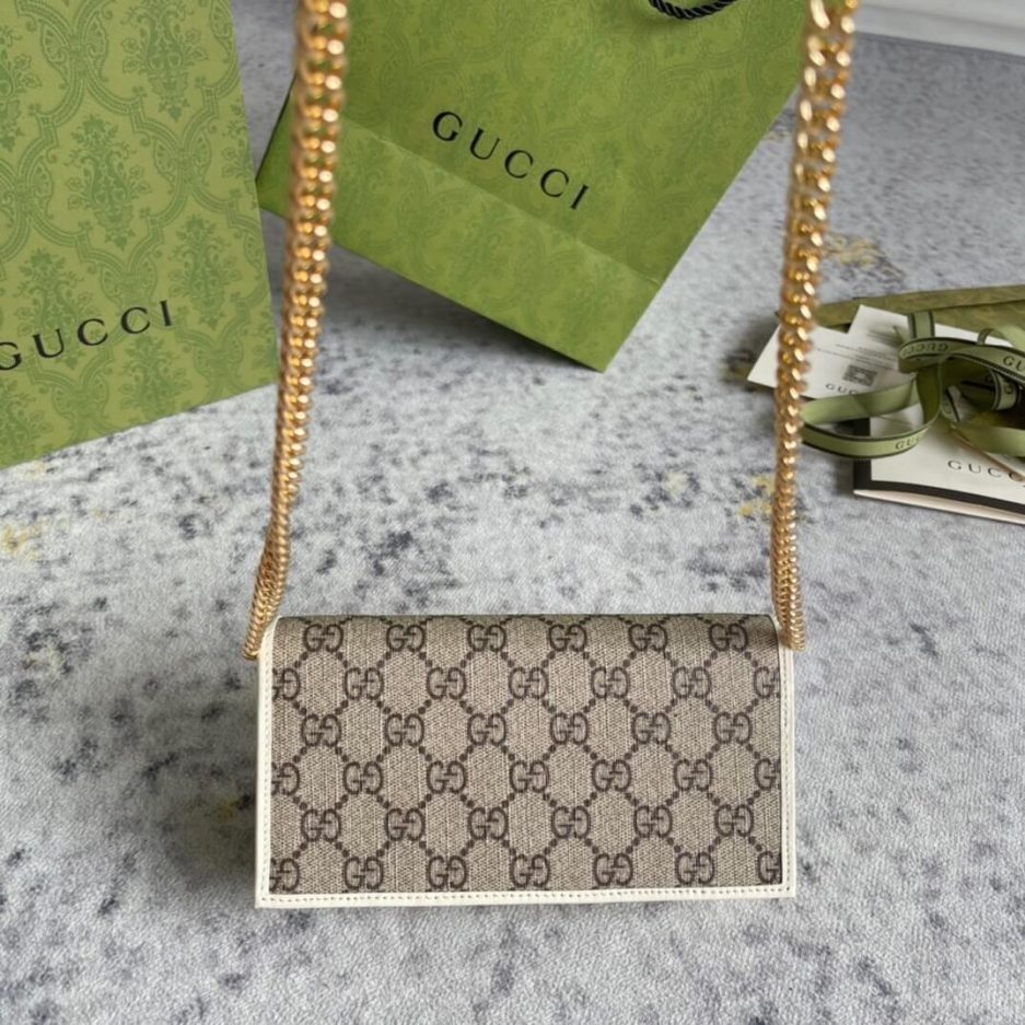 G*u*i horse buckle 1955 chain wallet