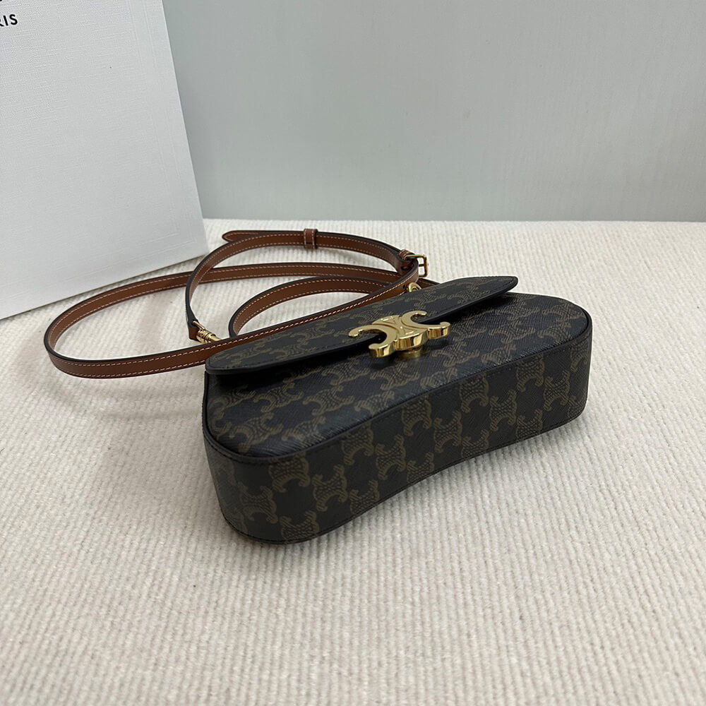 teen Ce**e lola in triomphe canvas and calfskin(high-end grade)