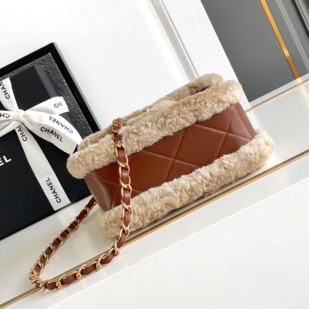 Ch*el mini flap bag(high-end grade)