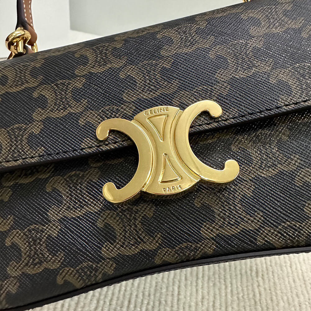 teen Ce**e lola in triomphe canvas and calfskin(high-end grade)