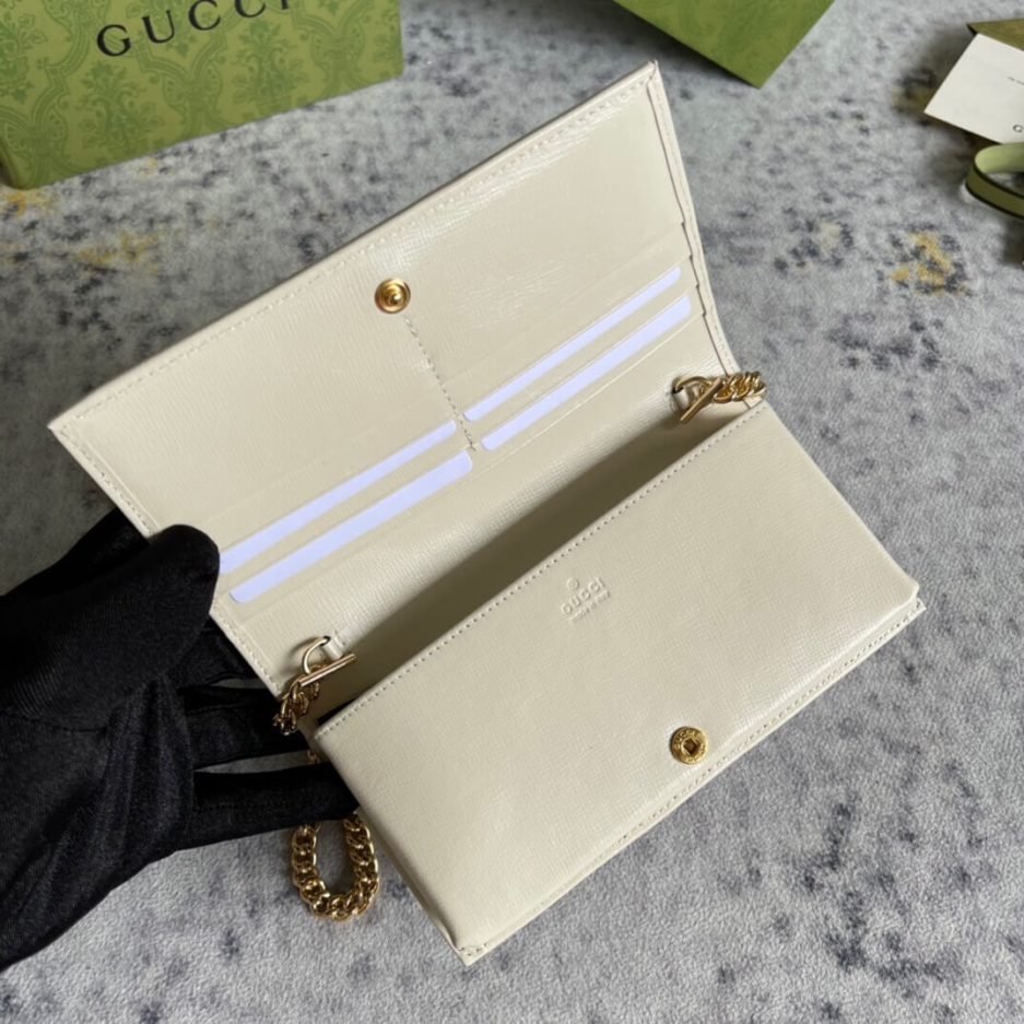 G*u*i horse buckle 1955 chain wallet