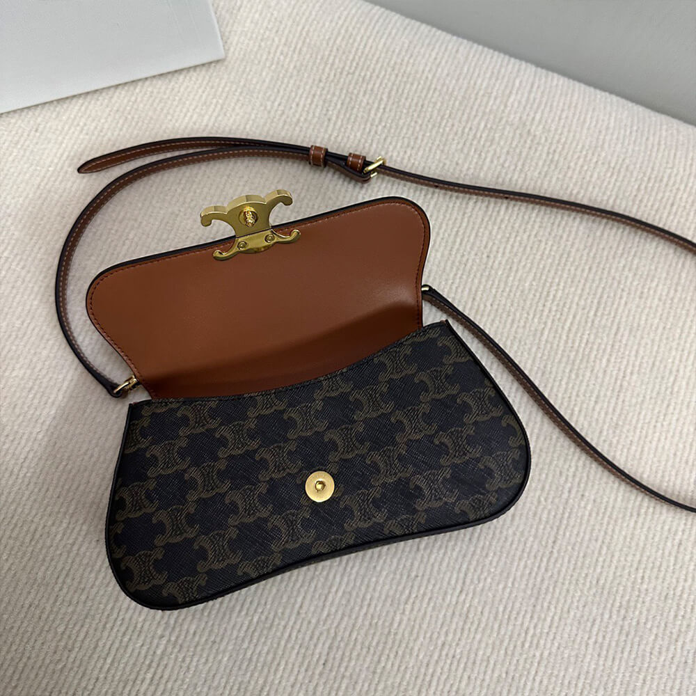 teen Ce**e lola in triomphe canvas and calfskin(high-end grade)