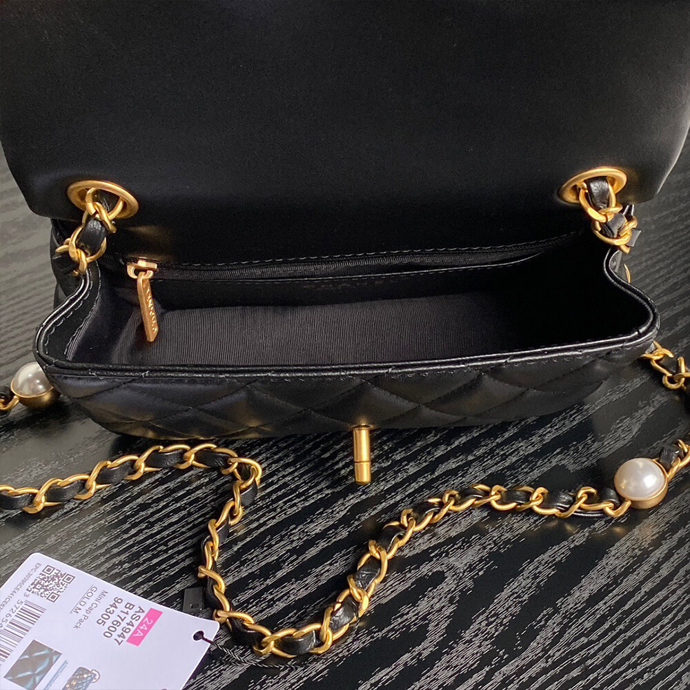 Ch*el mini flap bag(high-end grade)