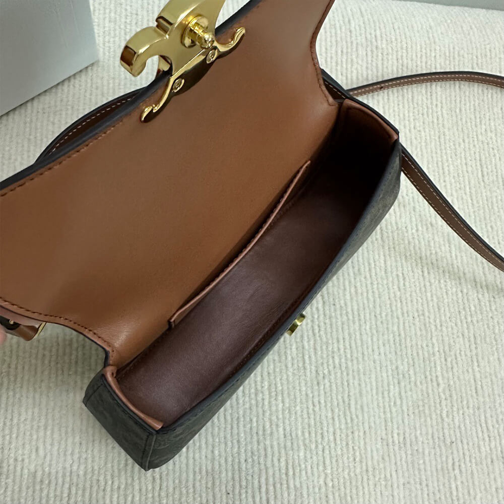 teen Ce**e lola in triomphe canvas and calfskin(high-end grade)