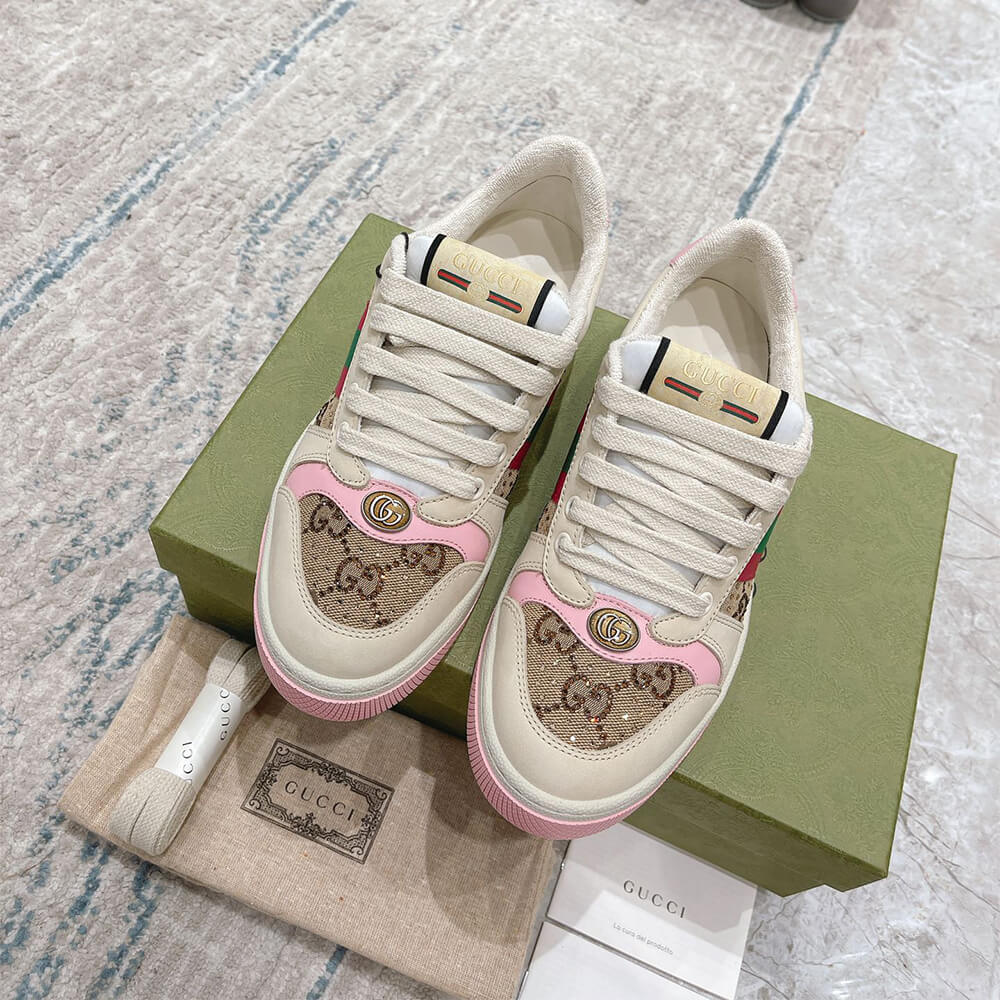 G*u*i women’s screener sneaker with crystals